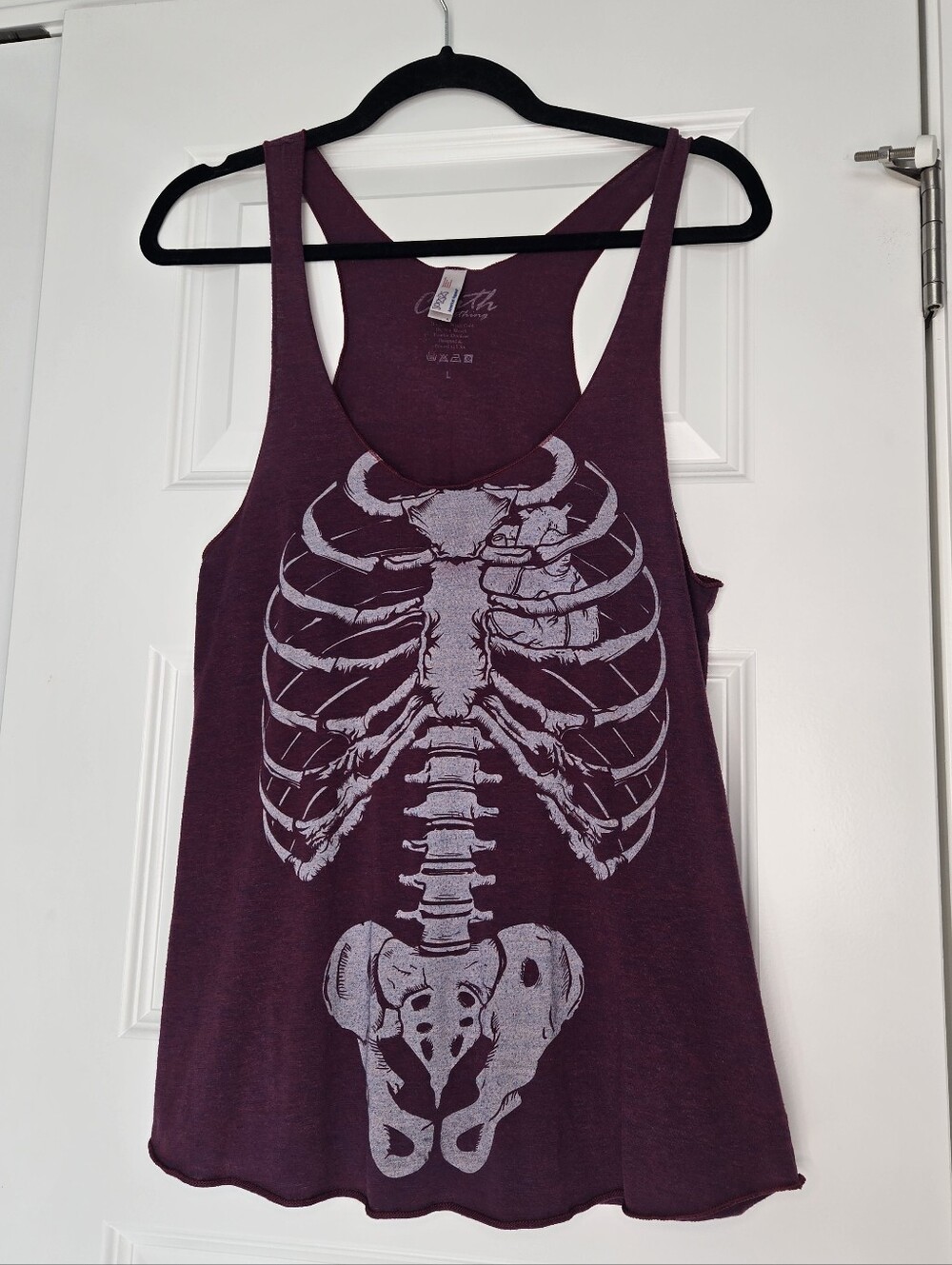 American Apparel Skeleton Racerback Tank Top